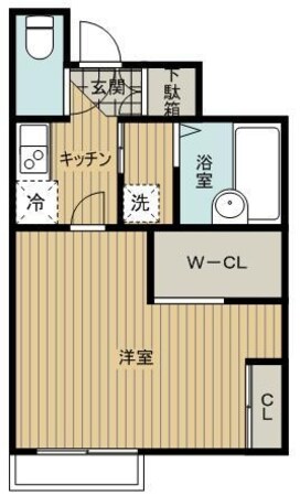 レオパレス山百合の物件間取画像